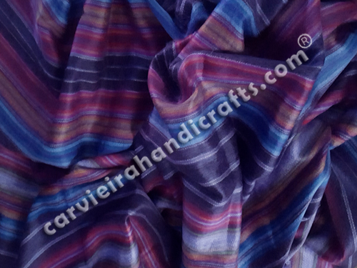 Alpaca blanket purple stripes