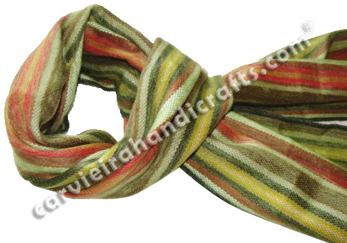Alpaca scarf stripes