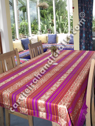 Tablecloth Lila Indios Ecuador
